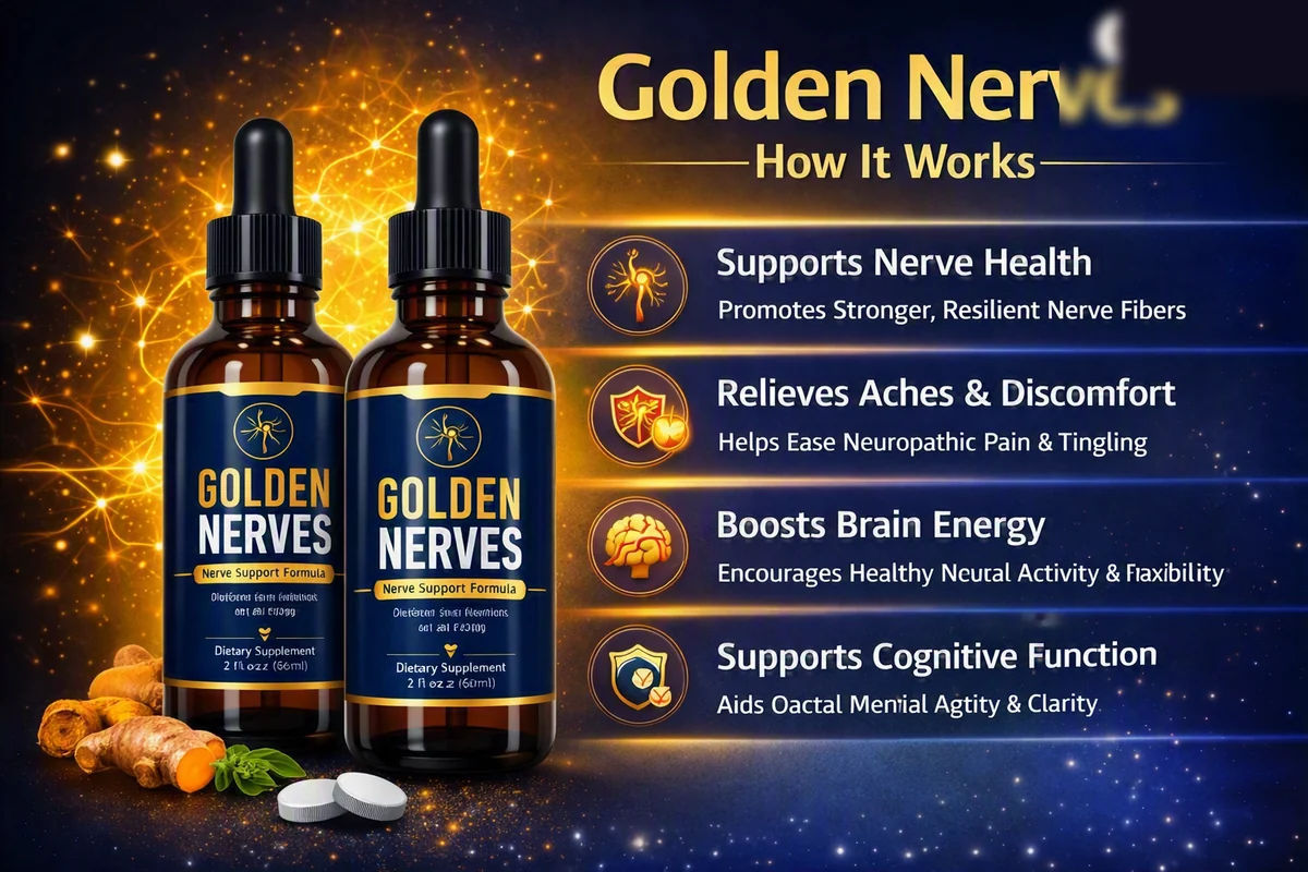 How Golden Nerves works infographic